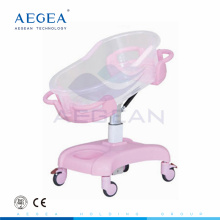 AG-CB011 CE Approved ABS plastic height adjustable bed baby cot